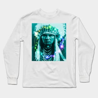 Magical Native American Chief Long Sleeve T-Shirt